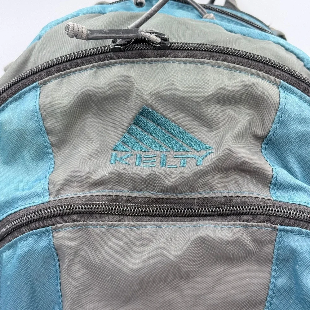 Kelty Reverb Backpack Blue Grey Ripstop Hiking Daypack Outdoor Travel Bag